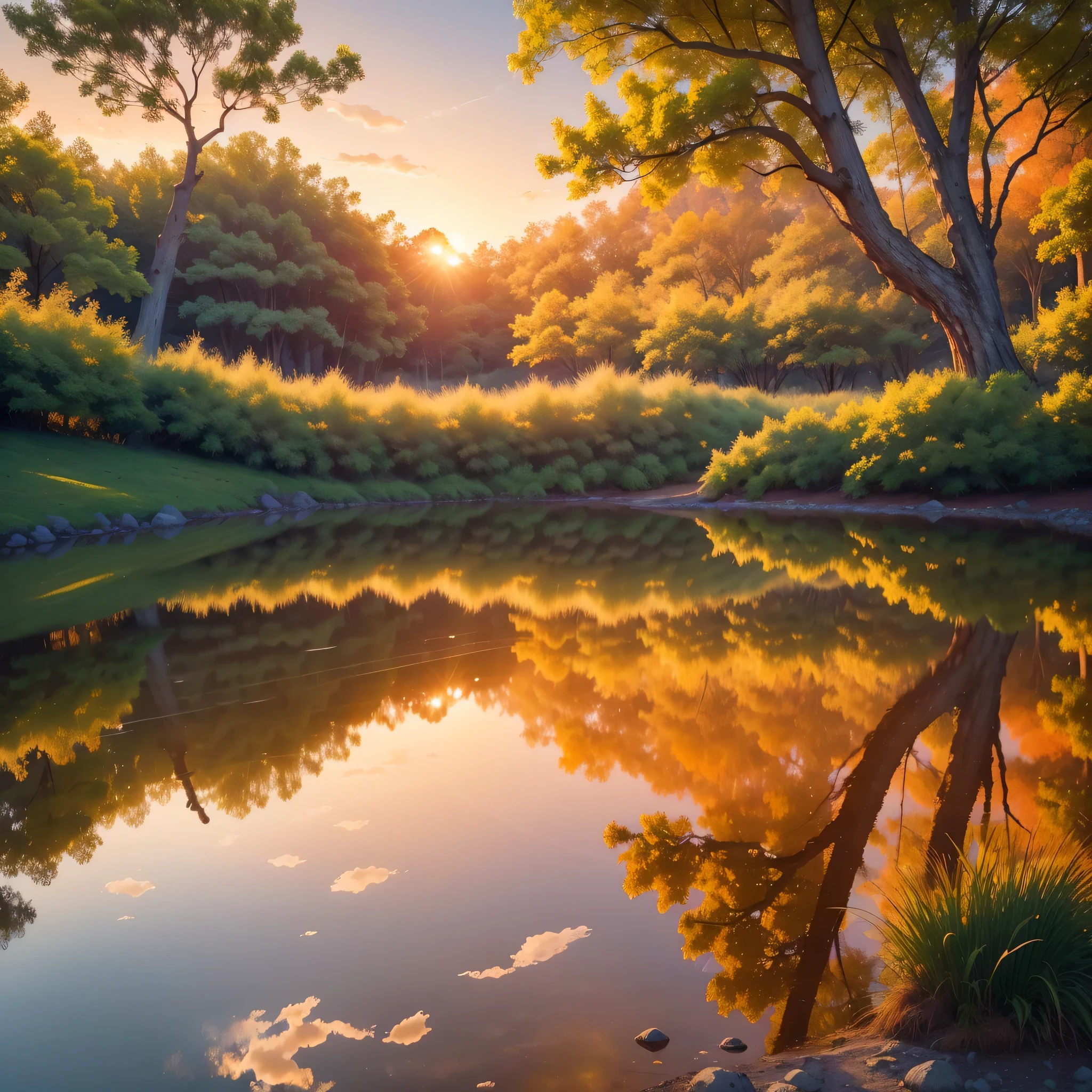 (best quality,4k,8k,highres,masterpiece:1.2),ultra-detailed,(realistic,photorealistic,photo-realistic:1.37),vivid colors,sharp focus,HDR,beautiful,dreamy,romantic sunrise,new horizons,bright and warm,refreshing,sparkling rays of light,silhouette of a tree,peaceful atmosphere,serene sky and clouds,tranquil landscape,dewdrops on leaves,fresh morning breeze,glowing golden hues,subtle shades of orange and pink,promise of a new day,hopeful and optimistic,start of a beautiful journey,rebirth and growth,openness and potential,endless opportunities,majestic landscape,awe-inspiring beauty,limitless sky,inspiring symbolism of new beginnings and new possibilities,breathtaking scenery,serenity and tranquility,peaceful awakening,natural wonder,morning stillness and calmness,gentle and soft light,symbolic significance,harmony,blissful and serene moment,calming and rejuvenating,start of a new chapter,evoking a sense of positivity and hope,inspiration for the day ahead