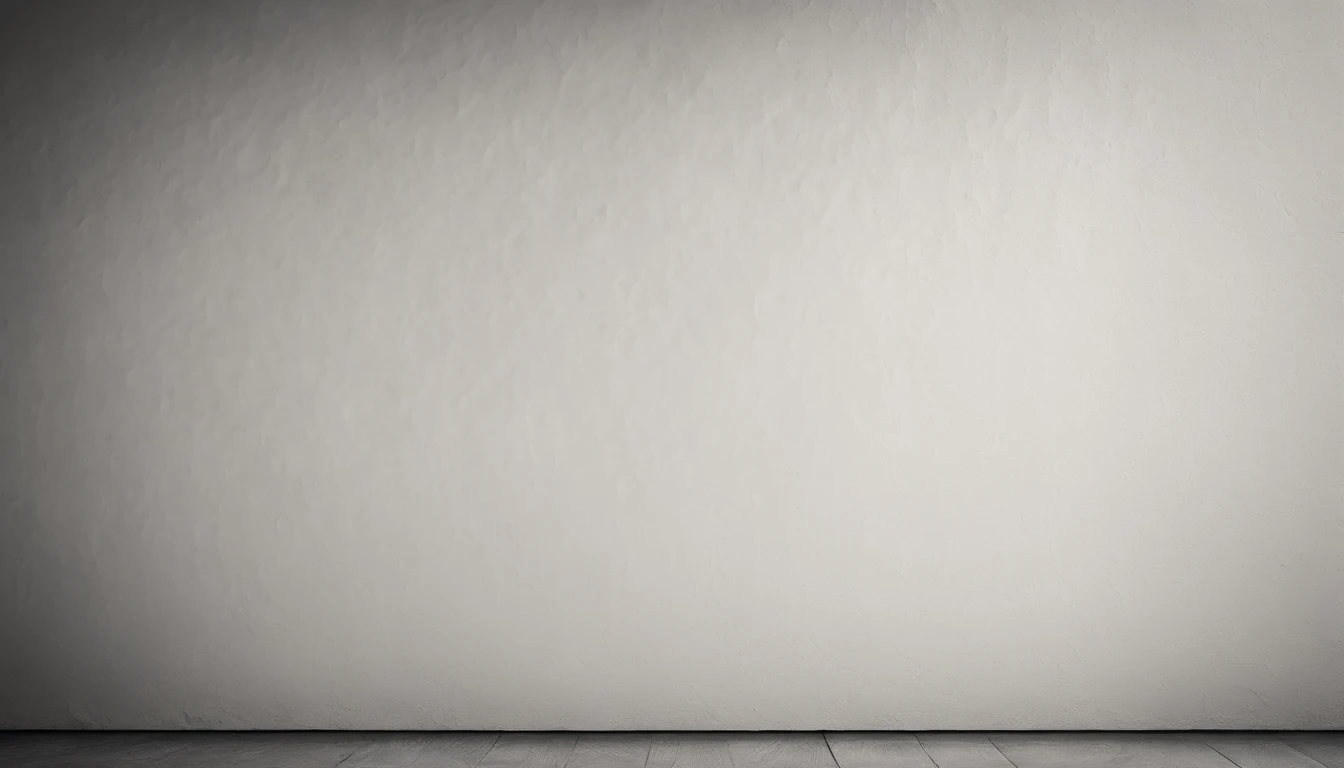 a detailed macro shot of the texture of an empty white wall, focusing on the fine grain and subtle imperfections that give it character and depth