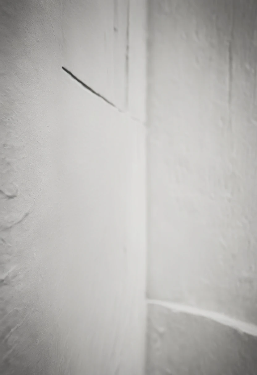 a detailed macro shot of the texture of an empty white wall, focusing on the fine grain and subtle imperfections that give it character and depth