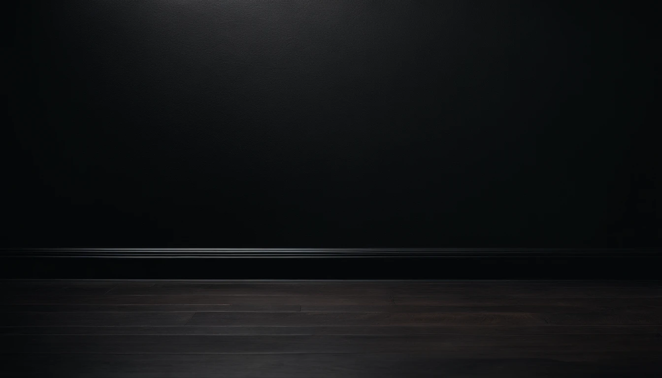 a detailed macro shot of the texture of an empty black wall, focusing on the fine grain and subtle imperfections that give it character and depth