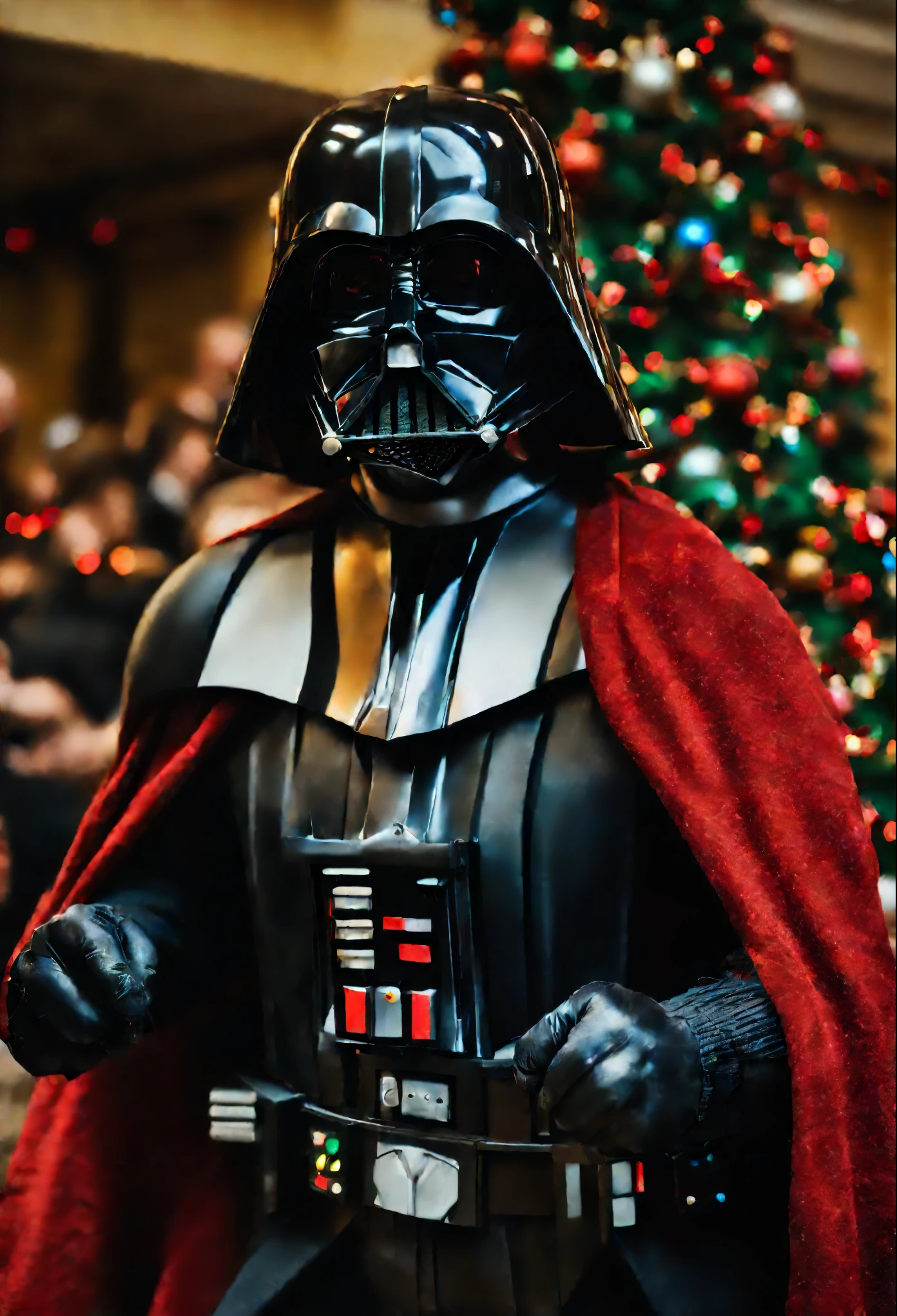 darth vader at Christmas party