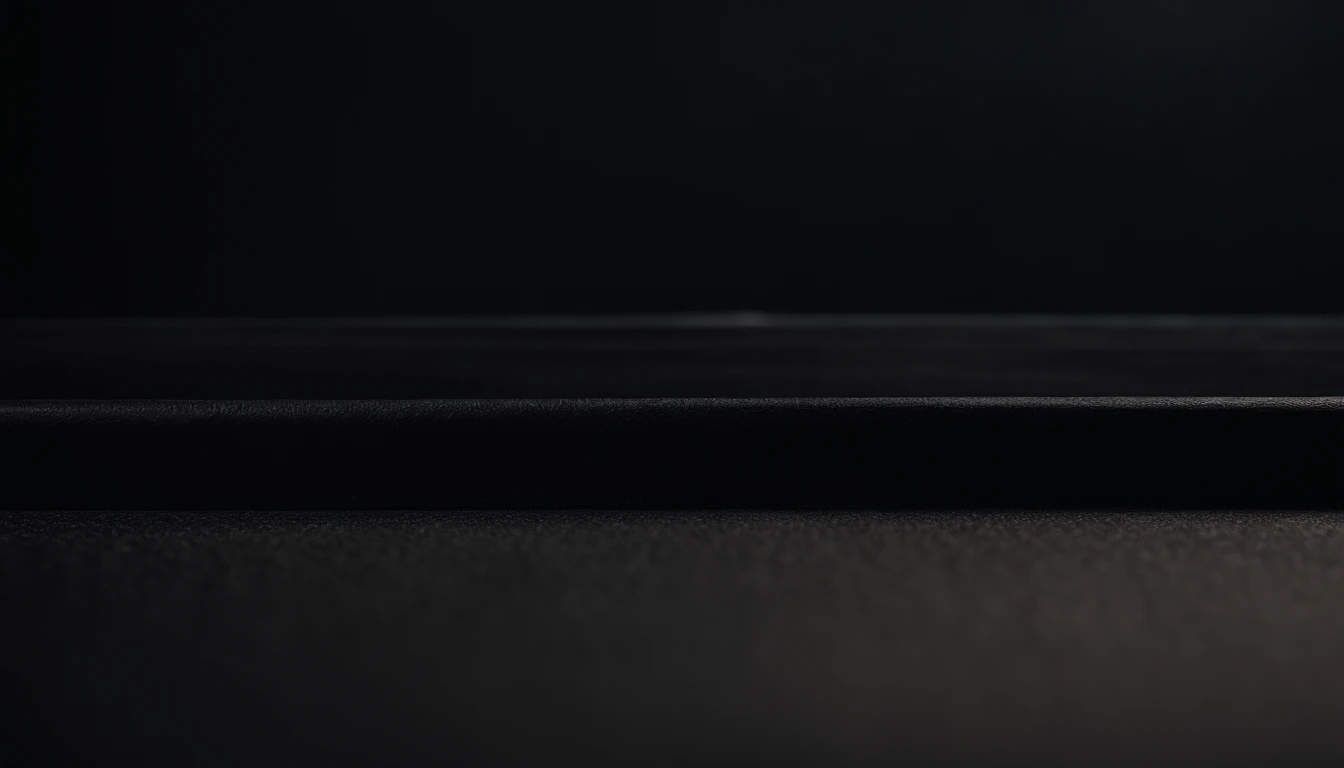 a detailed macro shot of the texture of an empty black wall, focusing on the fine grain and subtle imperfections that give it character and depth