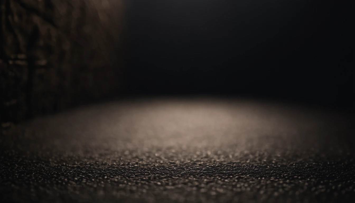 a detailed macro shot of the texture of an empty black wall, focusing on the fine grain and subtle imperfections that give it character and depth