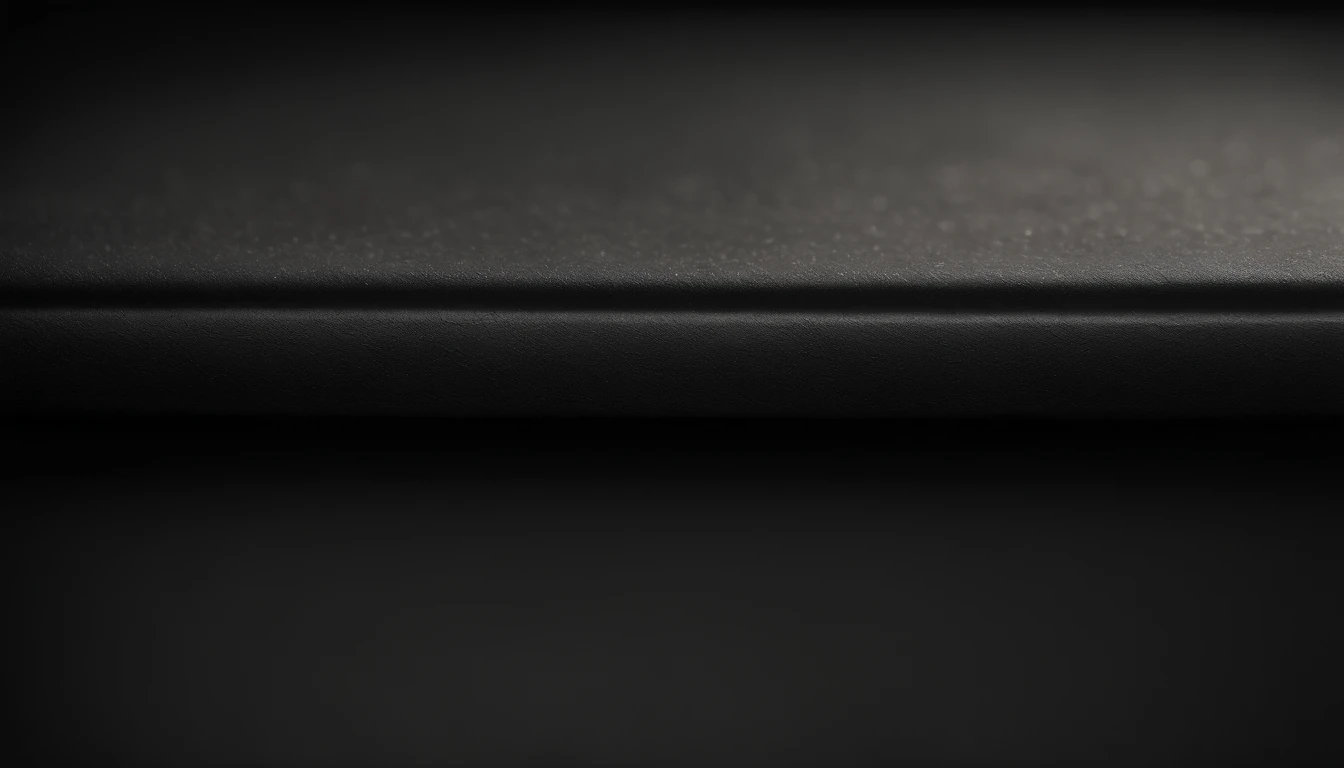 a detailed macro shot of the texture of an empty black wall, focusing on the fine grain and subtle imperfections that give it character and depth