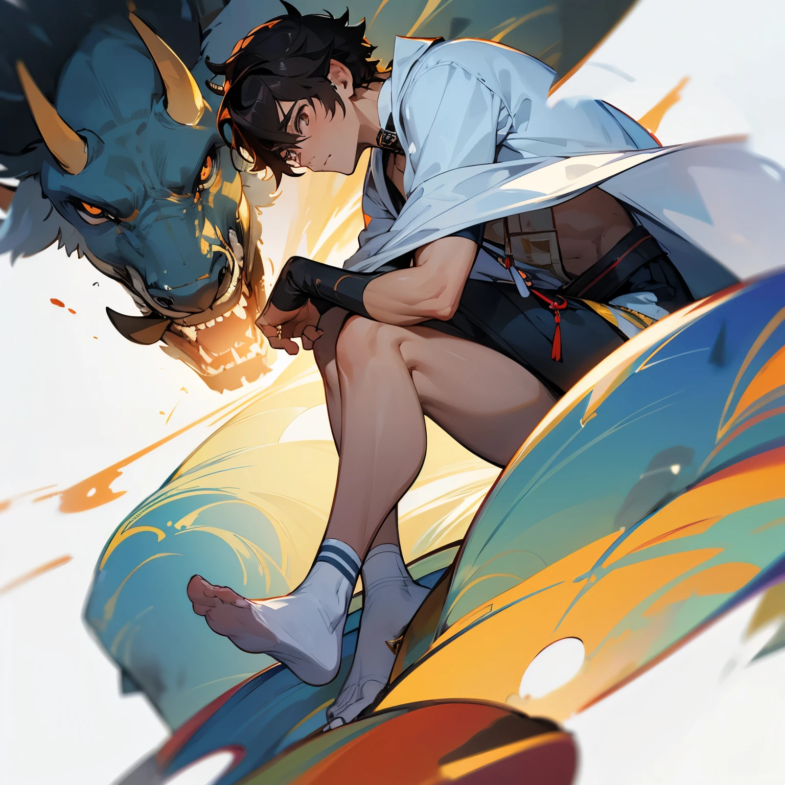 realistically,(tmasterpiece,quality,最好的quality,offcial art),The content is very detailed,Colorful,Most detailed,Shangming,Short hair detaillack color hair,handsome man,choker necklace,sandbeach,Libido boy,large pecig bag,Half lying down,CG sense,POV perspective,,8K,movie light effect,ctextured skin,最好的quality,Images that tell a story,Images that tell a story,dynamic blur,actionpose,Look up at the perspective,with brown skin,serious expressions,Hot gas,Keep your mouth shut,bull body gay,the only person,Bareleged,Foot odor,dermatophytosis,white short socks,sitting down,vestments,take off your pants,Muscular