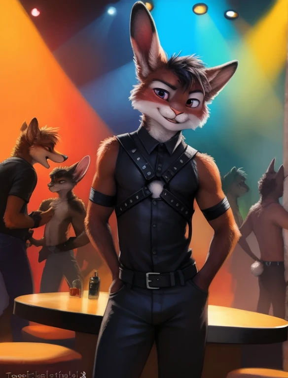 averi, fox girl, big chest, day, sexy, sensual, detailed, uploaded to e621, beautiful and detailed portrait of an anthropomorphic dragon((woman))) kenket, Ross Tran, ruan jia, uploaded to e621, zaush, foxovh, movie lighting, nightclub, neon lights, party, open legs, leotard, pantyhose, strapless, strapless leotard, wrist cuffs, black leotard, black pantyhose, bow, bow tie, split neck, waitress, back, butt, sex couple, NSFW, orgasm, cum outside, sex from behind, ahegao