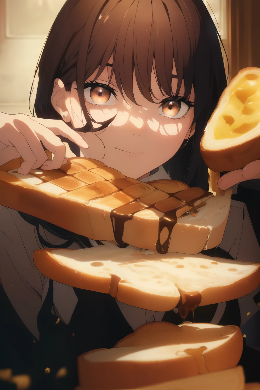 rating: general, 1girl, dsrise from persona, cooking fancy soup on a stove but it goes very wrong, glorious accident, stunning spill, big mess, expression of surprise, park, stained clothes, dirty clothes, hot meal, struggle, exhausted, sweaty, apron, BREAK brown hair, long hair, twintails, brown eyes, yasogami school uniform, black shirt, serafuku, gray pleated skirt, black thighhighs, penny loafers, persona 4, <lora:dsrise_a3b:1>, masterpiece, high quality, best quality, medium quality, <lora:xl_more_art-full_v1:1>