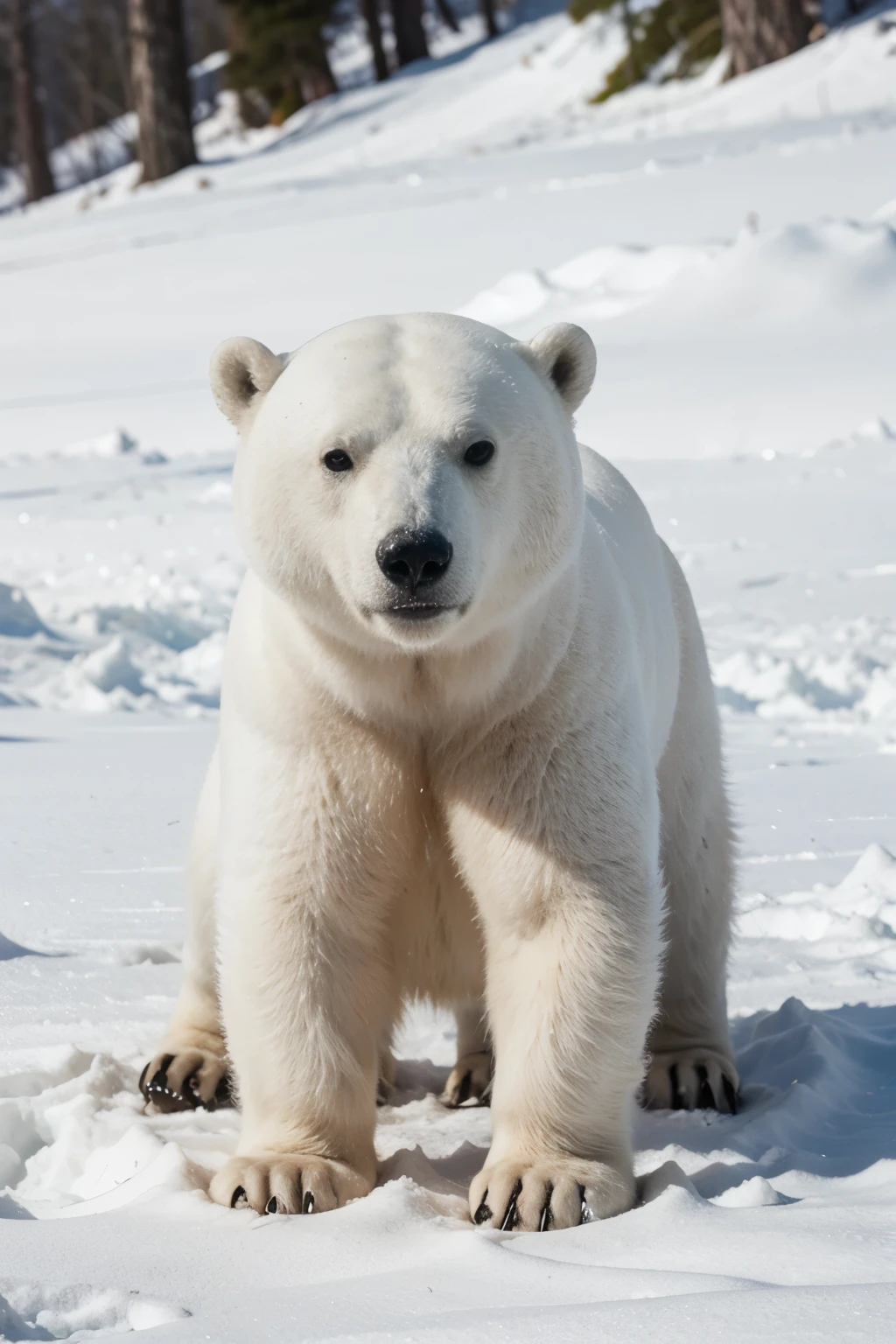 Native American polar bear