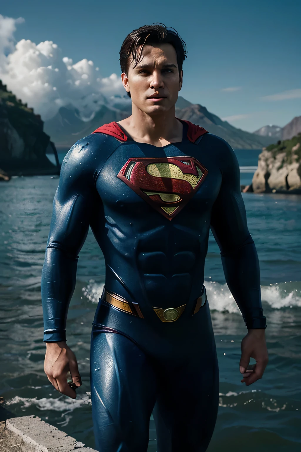 "Explore the power of artificial intelligence on the SeaArt platform to generate the highest quality image, with advanced details and an immersive cinematic style. Bring to life a triumphant Superman who managed to overcome extraordinary obstacles. Highlight not just your physical strength, but also emotional resilience, framing it in a scenario that symbolizes the greatness of the victory. Create visually impactful work that celebrates achievements over insurmountable challenges."