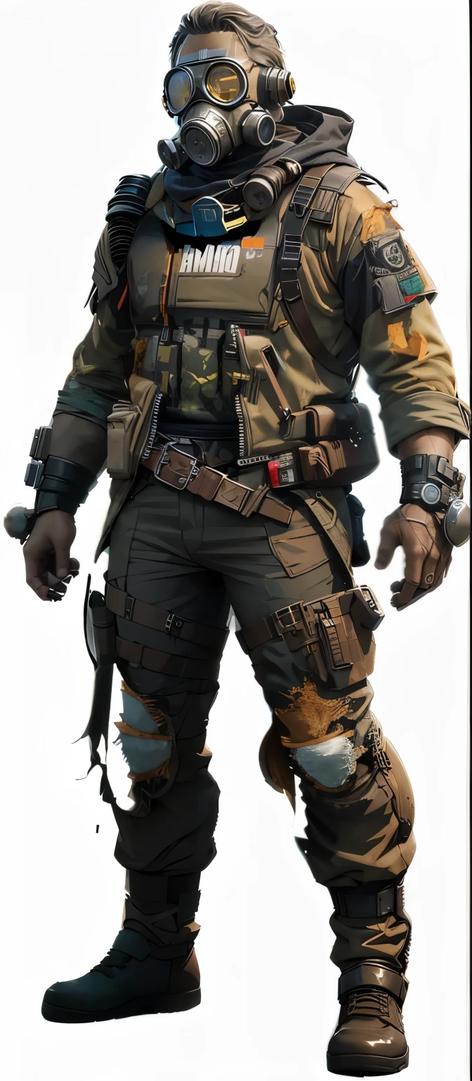 Supplement the details,复杂,Worn,tattered,Layering,Doomsday wasteland