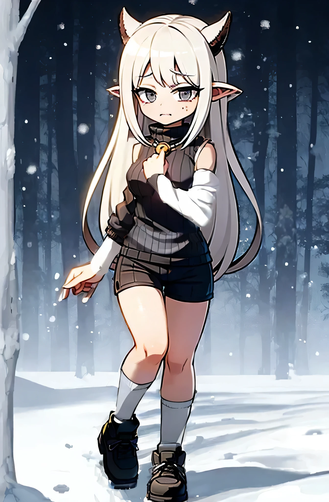 long white socks