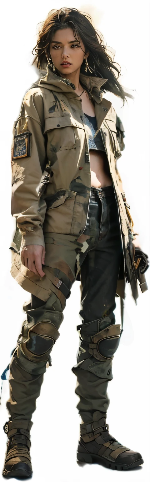 Perfect the details,Doomsday wasteland style,sand dune,shabby old clothes