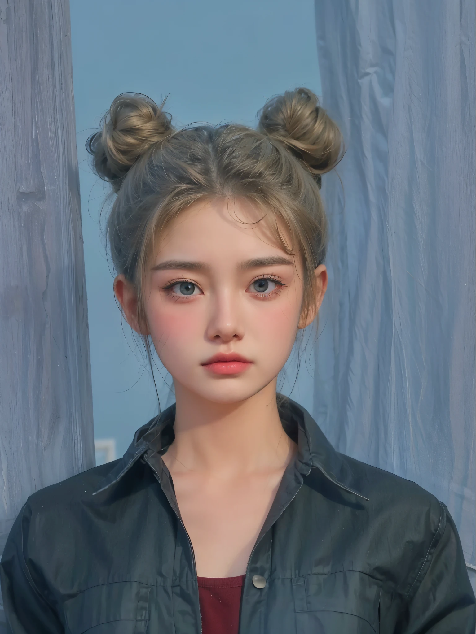Make this to real person, sad face.