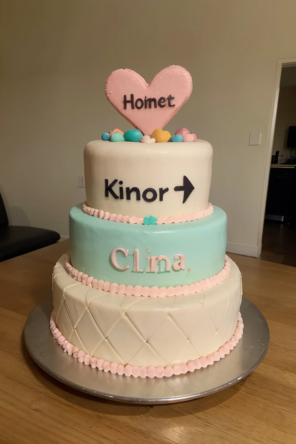 Una clinica de clinicas del azucar en forma de pastel
