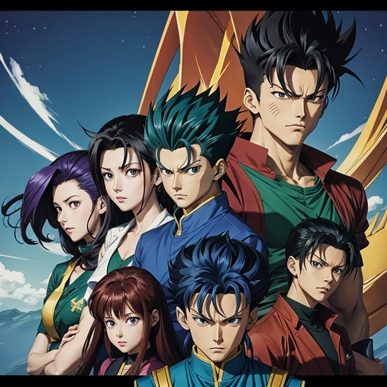 Yu Yu hakusho with mechas