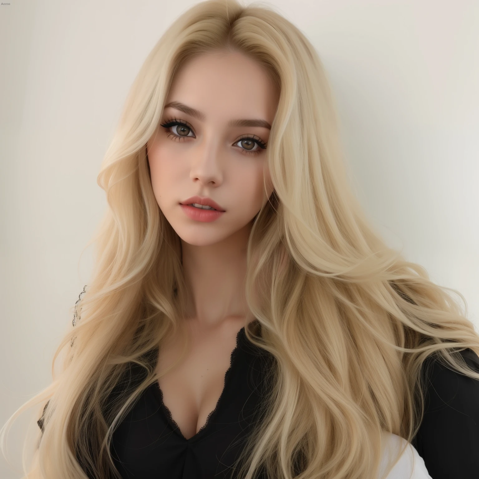 mujer rubia con el pelo largo y una blusa negra posando para una foto, Ava Max, Cabello largo y rubio y ojos grandes, Angelawhite, Una hermosa rubia, Yelena Belova, Chica perfecta de pelo blanco, Diosa rubia, con cabello largo y rubio, Anna Nikolanova aka Newmilky, Niña rubia, beautiful Niña rubia, Mujeres rubias, Una chica con cabello rubio