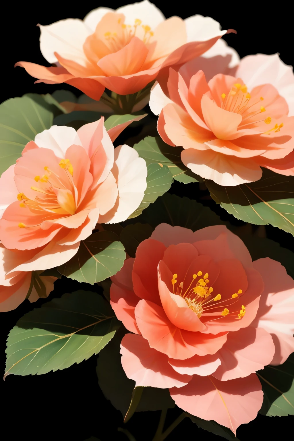 begonia flowers