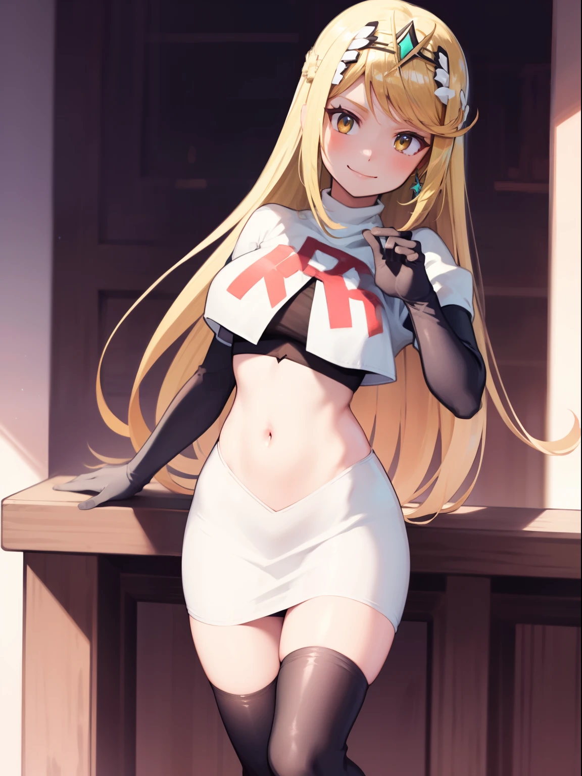 Cosplay, full body, bikini, cat ears, cat gloves, sheer stocking, , cat pose, sit, straddle legs, gape, looking at viewer, bed room