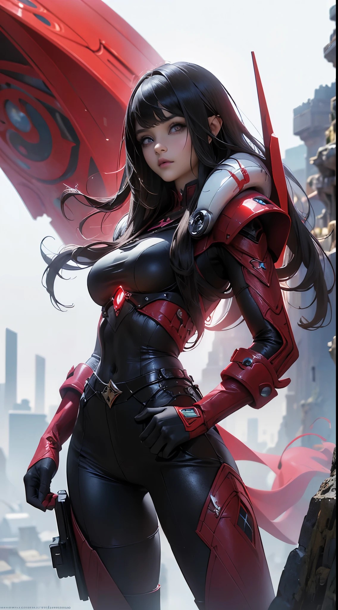 Anime Art, Delicate yet Complicated, Toned Down yet Intense, Strangled Girl Hanging in Mid-Air, Winged Demon Clutching Her Neck, Eyes Wide Open in Terror, Bloodshot Red Face, Drooling from the Corner of Her Mouth, Cracked Abdominal Muscles Heaving with Pain, Black Hair Swept Back in Disarray, Red Eye Glowing with Anguish, Tears Streaming Down Furrowed Brow, Covered in Sweat, Black Skin-tight Bodysuit Clinging to Every Curve, Detailed Shading, Grit Your Teeth in Anticipation of Her Fiery Escape