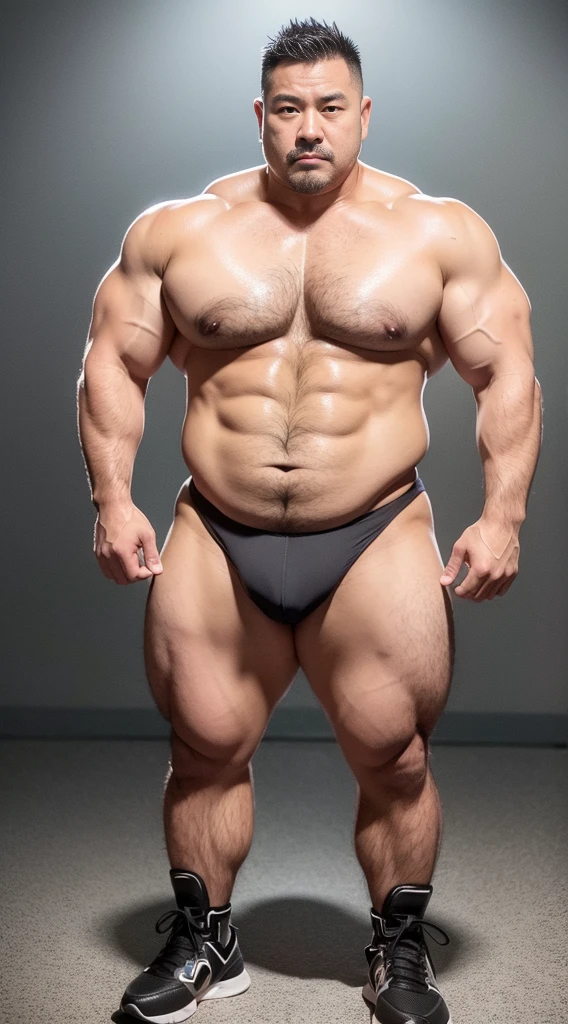 of a guy,male people,Muscle wrestler,musculous,Stout wrestler,jpn,uncles,45岁Middle age男子,short detailed hair,Wrestling boots,athletic sneakers,Show off your toned body,Panorama characters,white colors,,aged 40,short mustache,Middle age,Tattoos are,Fingerless gloves,Wheat-colored skin,oilly skin,Dark skin,Show off your chest muscles,Sumo wrestler,body builder,short mustache,Wide sideburns,Pronounced abs,ssmile,chocolate complexion,Pure background,Plain white background