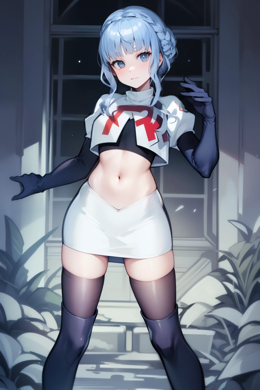 Cartoon drawing of a woman in a cat costume with a knife, 2b, 2b, nurse girl, Trending with Art Station Pixiv, sexy maid in the magical forest, fee of high res, fee of, Gap Moe Yandere Grim Dark, gapmoe yandere, pin to anime, Highly rated on pixiv, by xiawei