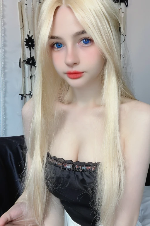 RAW,, Nikon Z 85mm, award-winning glamor photography, ((best quality)), ((masterpiece)), ((realistic)), beautiful russian woman, black lace dress, white skin, 18 years old, ((long blonde hair:1.3)),hazel eyes, perky huge breasts, sitting in the bed, eiffel tower in the background, ((huge breasts)), innocent, intricate details, highly detailed, sharp focus, professional, 4k, divine rays, hand model, stunning blue eyes, small, delicate, innocent, high resolution, detailed facial features, high detail, sharp focus, soft , aesthetic, extremely detailed, photo_\(ultra\), photorealistic, realistic, post-processing, maximum detail, roughness, real life, ultra-realistic, photorealism, photography, 8k uhd, photography, SEMHOUETTE light, russian face