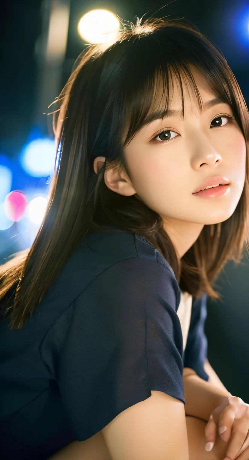 masterpiece, best quality, 1girl, night sky,