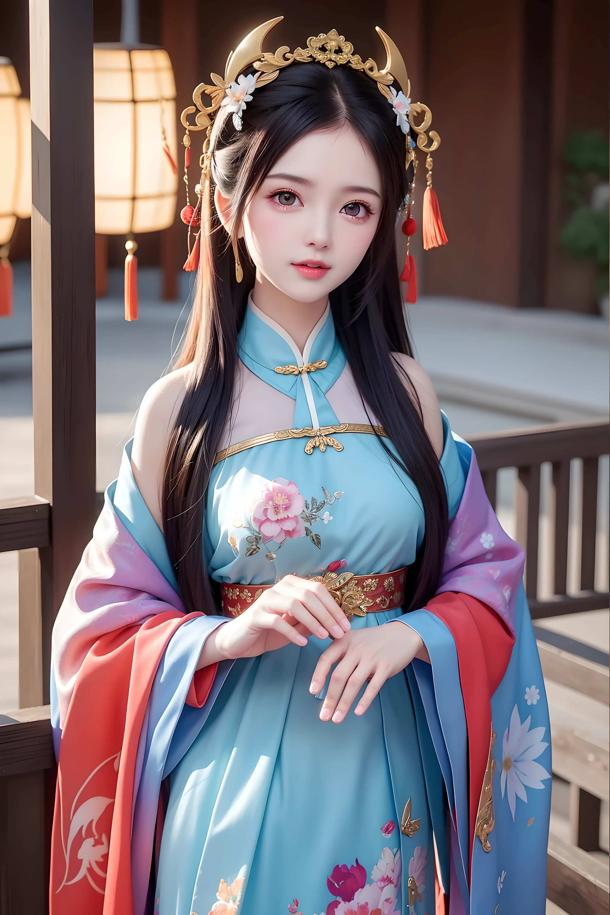 (8K, RAW photogr:1.2),Best quality at best, 超高分辨率,dramatic angles,(飘动的细节splash of color), (lamplight),(((1 girl))),(Long gray hair),(Sateen:0.9),(hair adornments:1.4),there is an ancient palace next to the girl,On Chinese Clothing), colored ink drawing,(splash of color),Colorful splashing,(((Colorful))),(a sketch:0.8), tmasterpiece,Best quality at best, beautifully painted,highly detailed,(Denoising:0.6),[Splash ink],((ink refraction)), (beautiful detailed sky),themoon,highly,detailed,(tmasterpiece, Best quality at best, extremely detailed CG unity 8K wallpaper,tmasterpiece, Best quality at best, ultra - detailed),(Glorious Licorice),