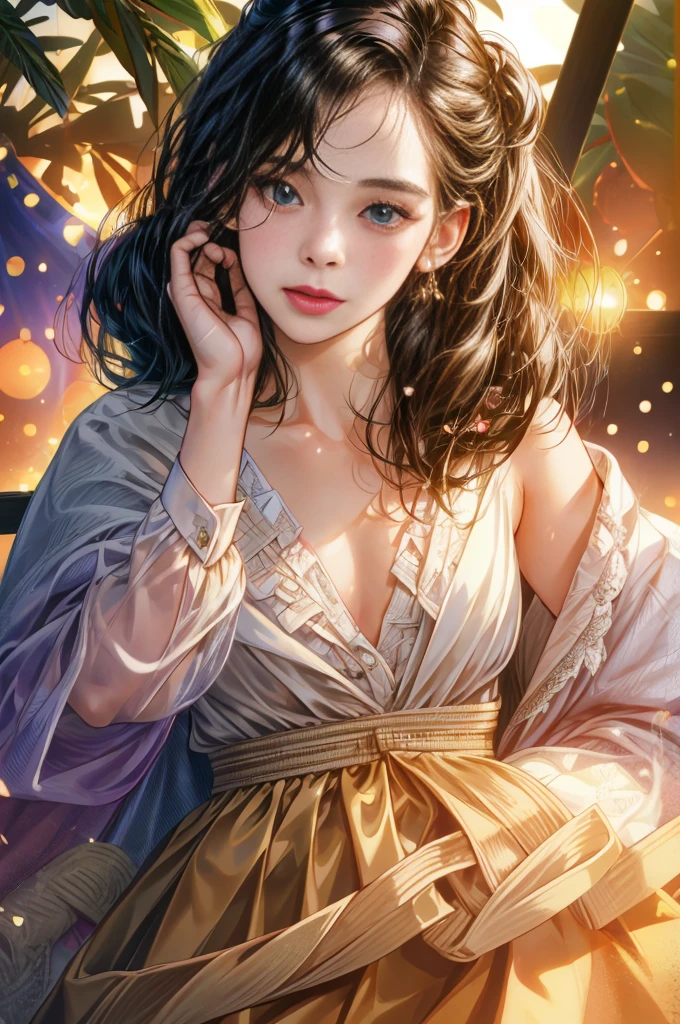Top Quality, Masterpiece, 1 Girl, Beautiful Face, (Photorealistic Picture:1.3), Rim Lighting, (High Detail Skin:1.2), 8K UHD, DSLR, High Quality, High Resolution, 4K, 8K, Bokeh, Absurdity, Best Ratio Four Fingers and One Thumb, (Real:1.3), Small Face, Cute One Girl, Black Formal Blazer, Middle Breast, Short Skirt,Office