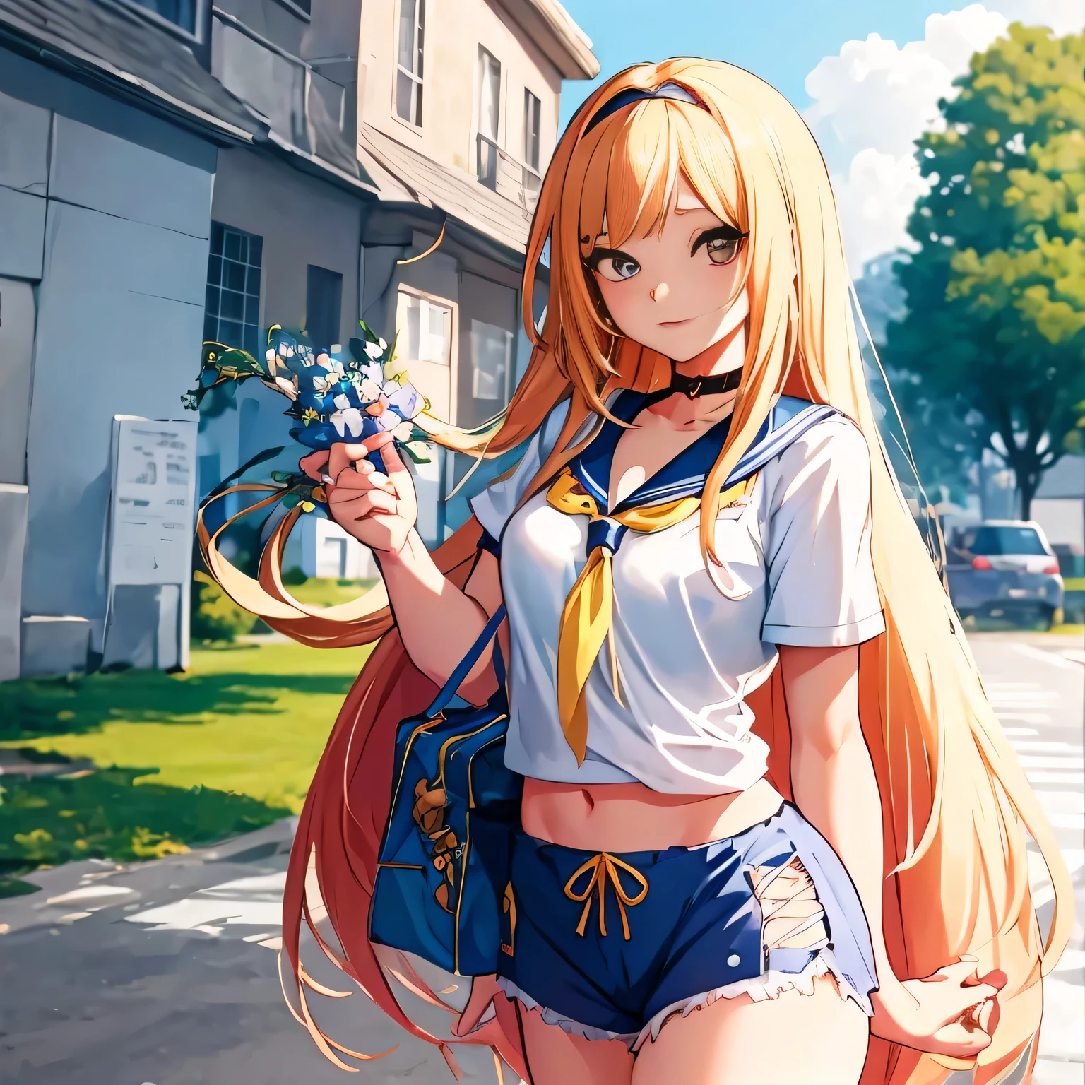 menina anime com cabelo longo and blue shorts posing on the street, blonde menina anime com cabelo longo, menina anime com cabelo longo, menina bonita do anime high school, Ilya Kuvshinov com cabelo longo, linda menina anime, (menina anime), menina atraente anime, linda menina anime, menina fofa anime, menina anime, anime jovem menina, menina sedutora anime, uma menina anime