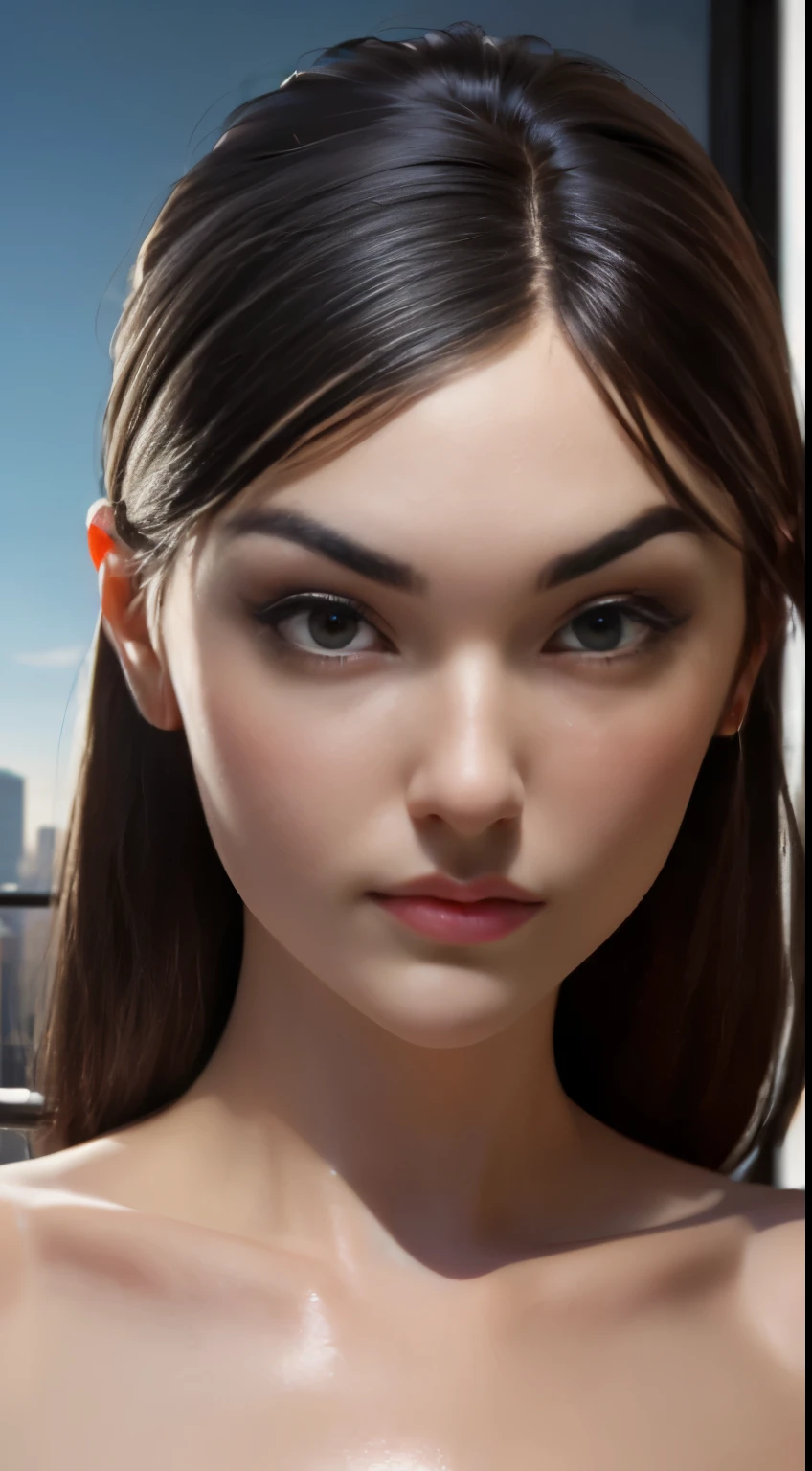 photo of Sasha Grey, RAW, beautiful woman, ((portrait)), ((detailed face:1.2)), ((detailed facial feature, detailed skin, clear skin), (perfect proportioned body), ((nsfw:1.5)) (high detailed city environment, apartment balcony), (realistic photo, best quality, detailed), (8k wallpaper), (cinematic lighting, dramatic lighting) (sharp focus, intricate)