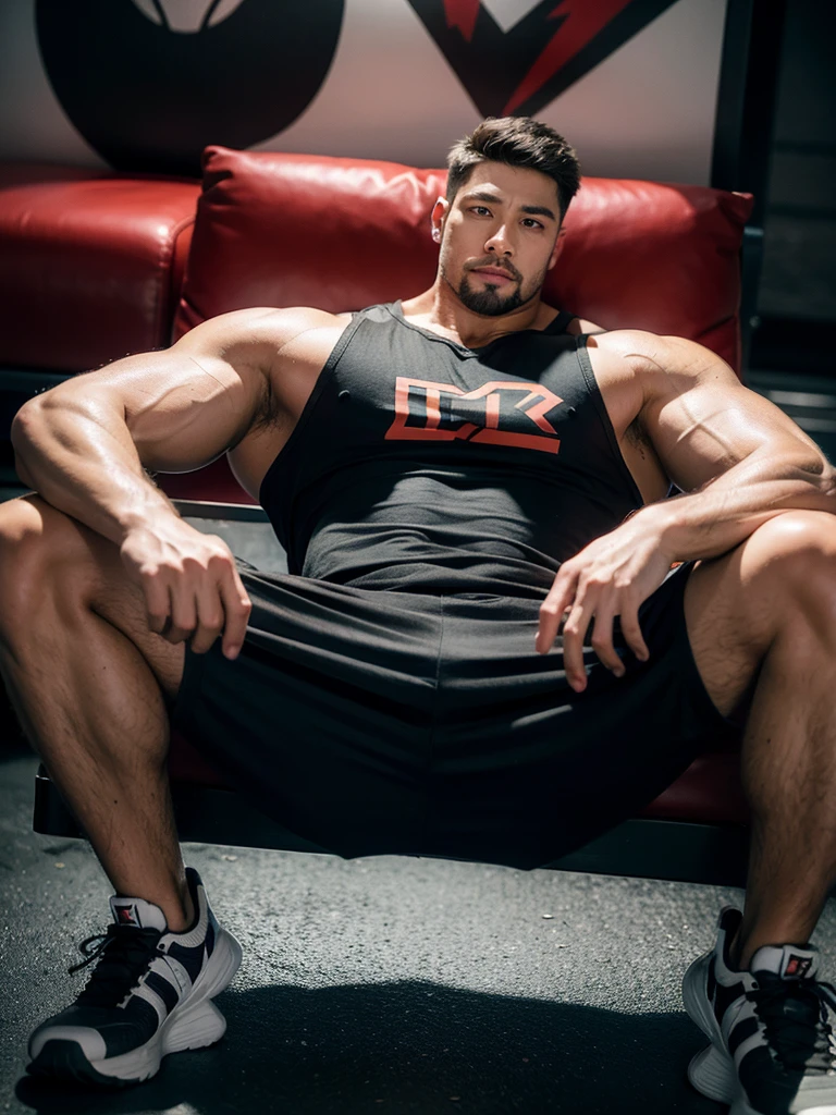 ,Muscle Behemoth, musculous,large bulge,bodybuilding,Huge muscles,Playing the Basketball,Lower limb body protection