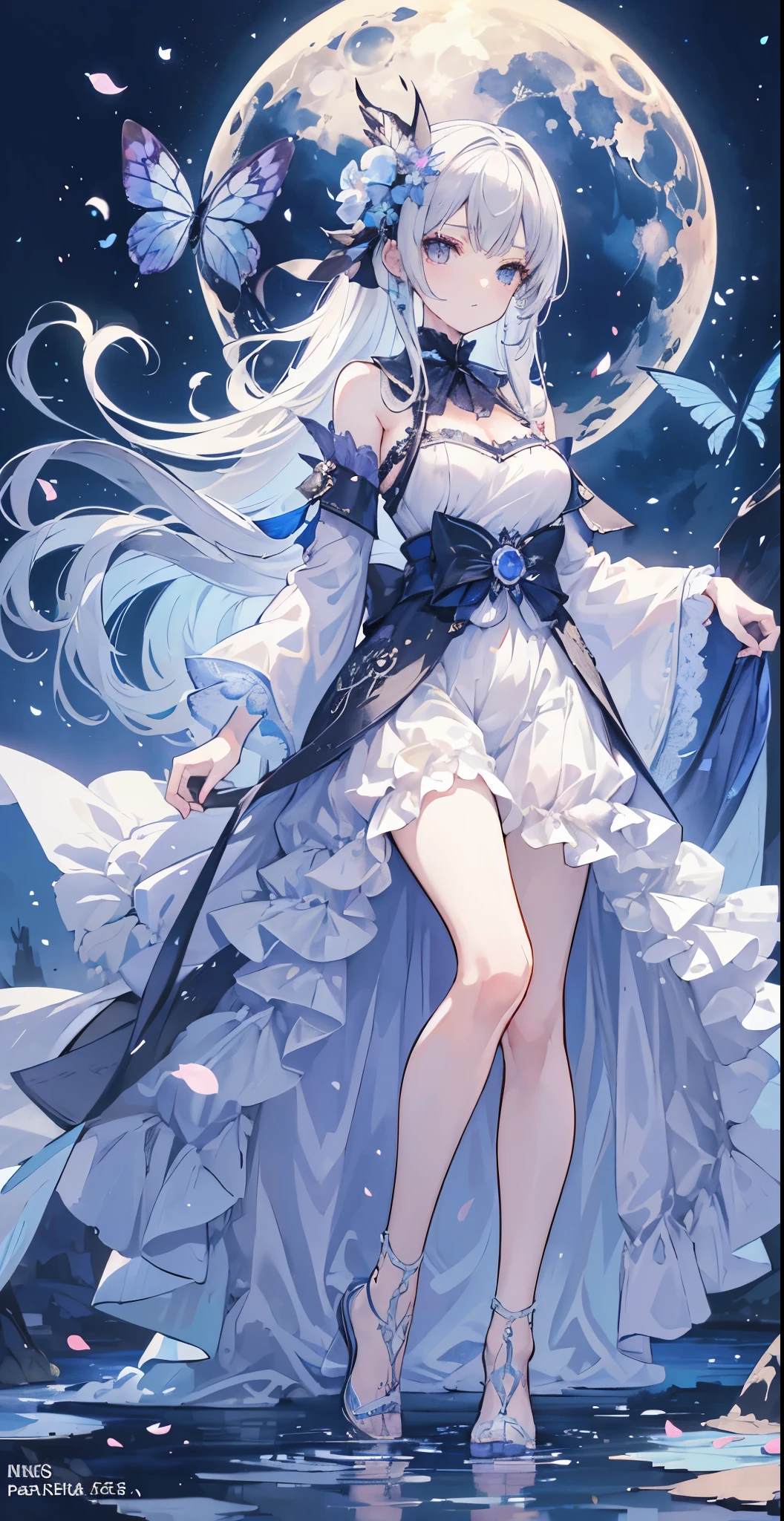 Girl Crystal, There is a gap, Sparkling inside, Height, Lots of details, Melancholy, A girl made of crystal, White skin, full length, Miss, Many colors, Not human, rich and colorful, gem, rich and colorful, bright, saturation, Colored hair, Colored clothes, precious, Miss, Sexy, high quality, hot
