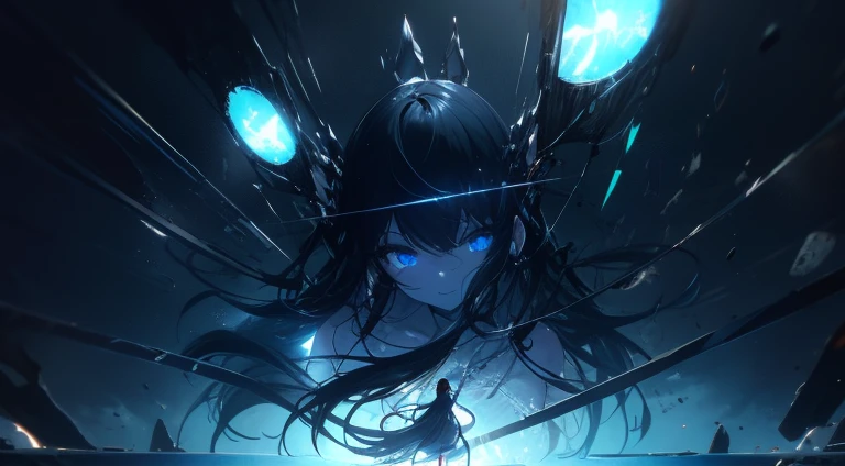 Walking alone on the beach、Ultramarine Sky、Woman with long black hair、Simple ultramarine dress、Slim type、small tits、(Extremely delicate and beautiful: 1.2)、Depression、An expression that hides sadness、Sea of Japan scenery、(masterpiece, best qualtiy, 超A high resolution), 1girl in, pale skin, ((blue Eyes)), blazing_Eyes, neon Eyes, (ultra detailed Eyes, beautiful and detailed face, detailed Eyes), ((Centered)), Smile, ((Wide Shot)), face to the viewer, Eye level, (blurry Background, bright snowy Background, Winters), flat-chest, Looking at Viewer, ((half closed Eyes)), ((Perfect hands)), (((Head, missiles, lower back, Elbows, In view))), ((hands behind back)), empty Eyes, Beautiful lighting, Outside, Outdoors, Background, defined subject, 25 years old,