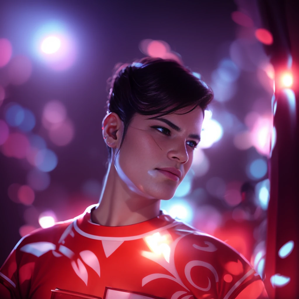 Realistic Bokeh flare effect in my background