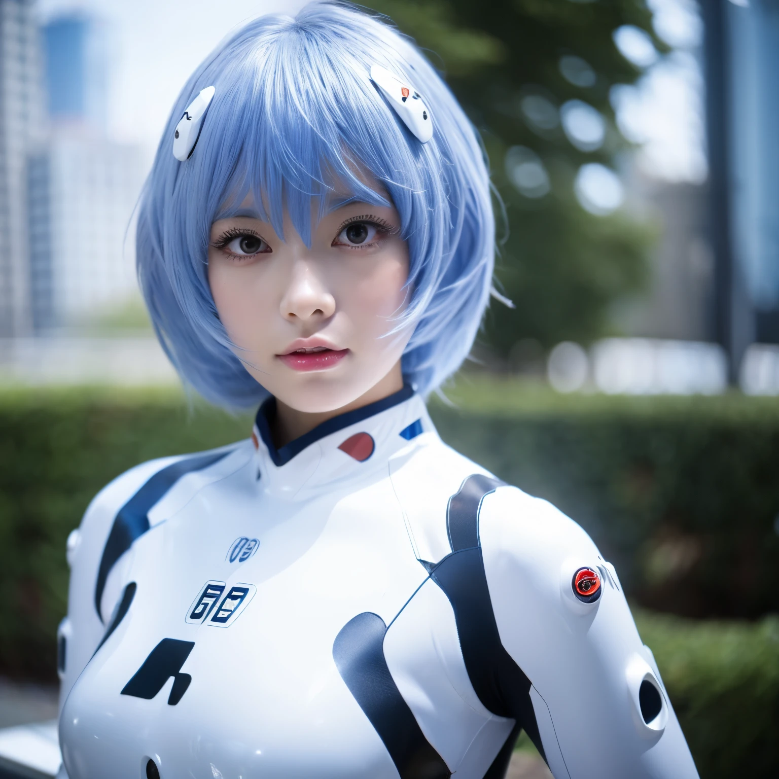 Rei Ayanami、plugsuit、A sexy