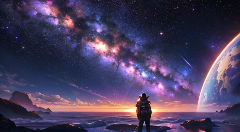 a vast galaxy