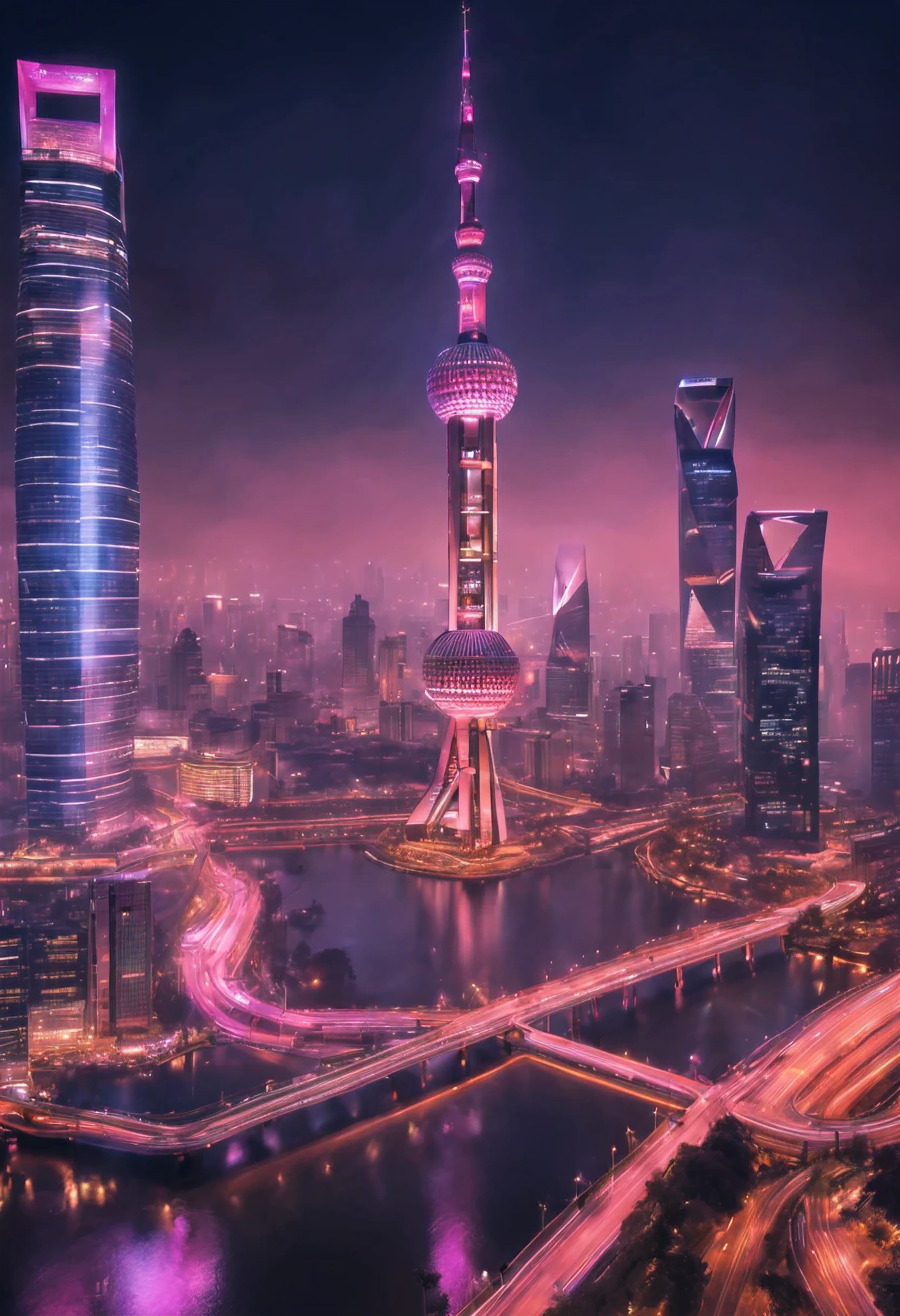 Enter a fascinating vision of the future through captivating futuristic images of the city of Shanghai. The towering giant skyscraper is decorated with gold ornaments and a smooth glass curtain wall,pierce the sky, The vibrant lights of the city that never sleeps. In the midst of a bustling cityscape, An iconic giant high-tech building, Its architectural marvels are enhanced in a futuristic style. The city is full of life,Full of life。,Full of life。,Full of life。,Full of life。,Full of life。,Full of life。,Full of life。,Full of life。,Full of life。,Full of life。,Full of life。,Full of life。,Full of life。,Full of life。,Full of life。,Full of life。,Full of life。,Full of life。,Full of life。,Full of life。,Full of life。,Full of life。,Full of life。,Full of life。,Full of life。,Full of life。,Full of life。,Full of life。,Full of life。,Full of life。,Full of life。,Full of life。,Full of wealth。,Full of luxury。,Full of technology。。, State-of-the-art technology blends seamlessly with traditional Chinese luxury fabric. This stunning work of art, Use Pixai to bring powerful AI models to life, Show the limitless creativity and possibilities of our imagination. Experience the future of the cityscape at Pixai,Immerse yourself in a visionary world of art, pink backgroud 8k reality