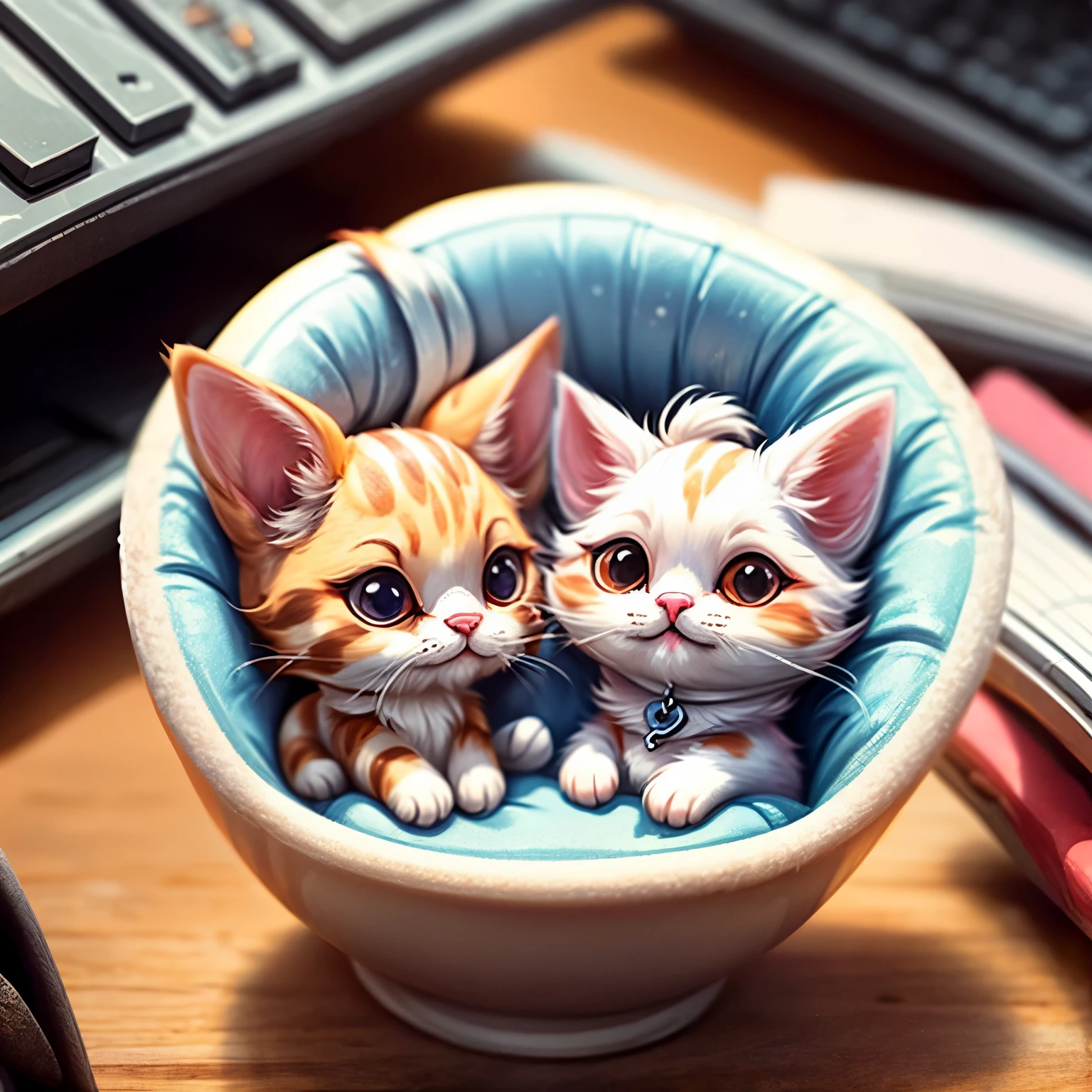 A logo　catss　cute little　a sticker