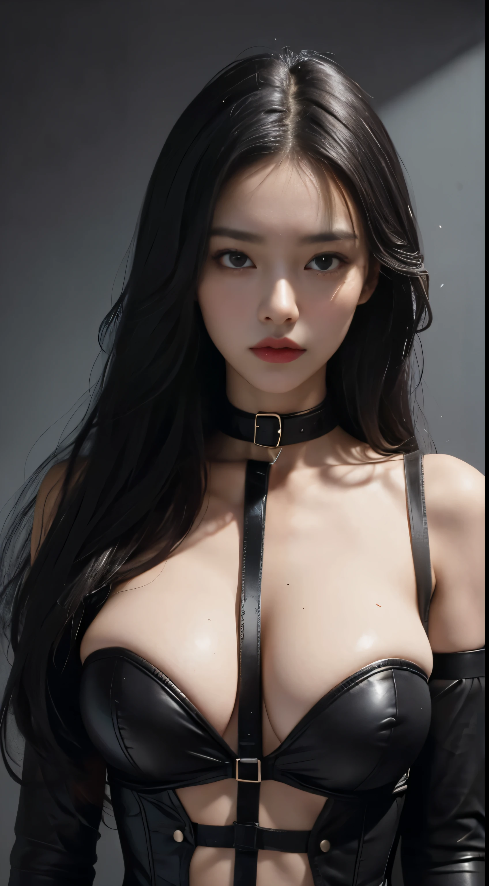 Angry Face, BDSM,slave,Rubber,Black Corset,Bondage,Collar,NSFW,((Best Quality, 8k, Masterpiece:1.3))), Crisp Focus: 1.2、(Layer Cut, Big:1.2),Beautiful Woman with Perfect Figure: 1.4、Slender Abs:1.2、Wet Body:1.5、Highly Detailed Face and Skin Texture、Detailed Eyes、Double Eyelids,Long Hair