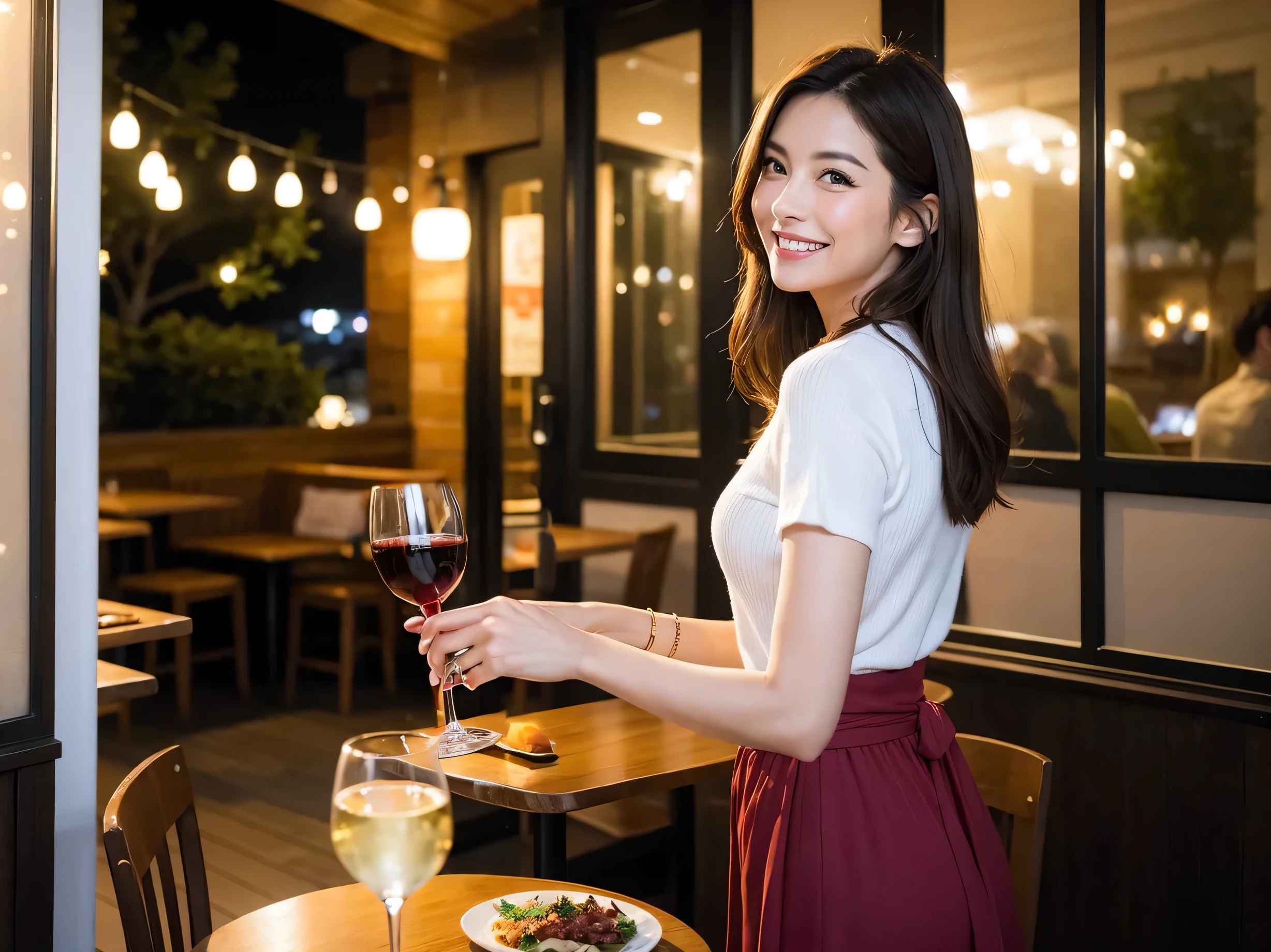 Draw a wine glass straight and accurately。
