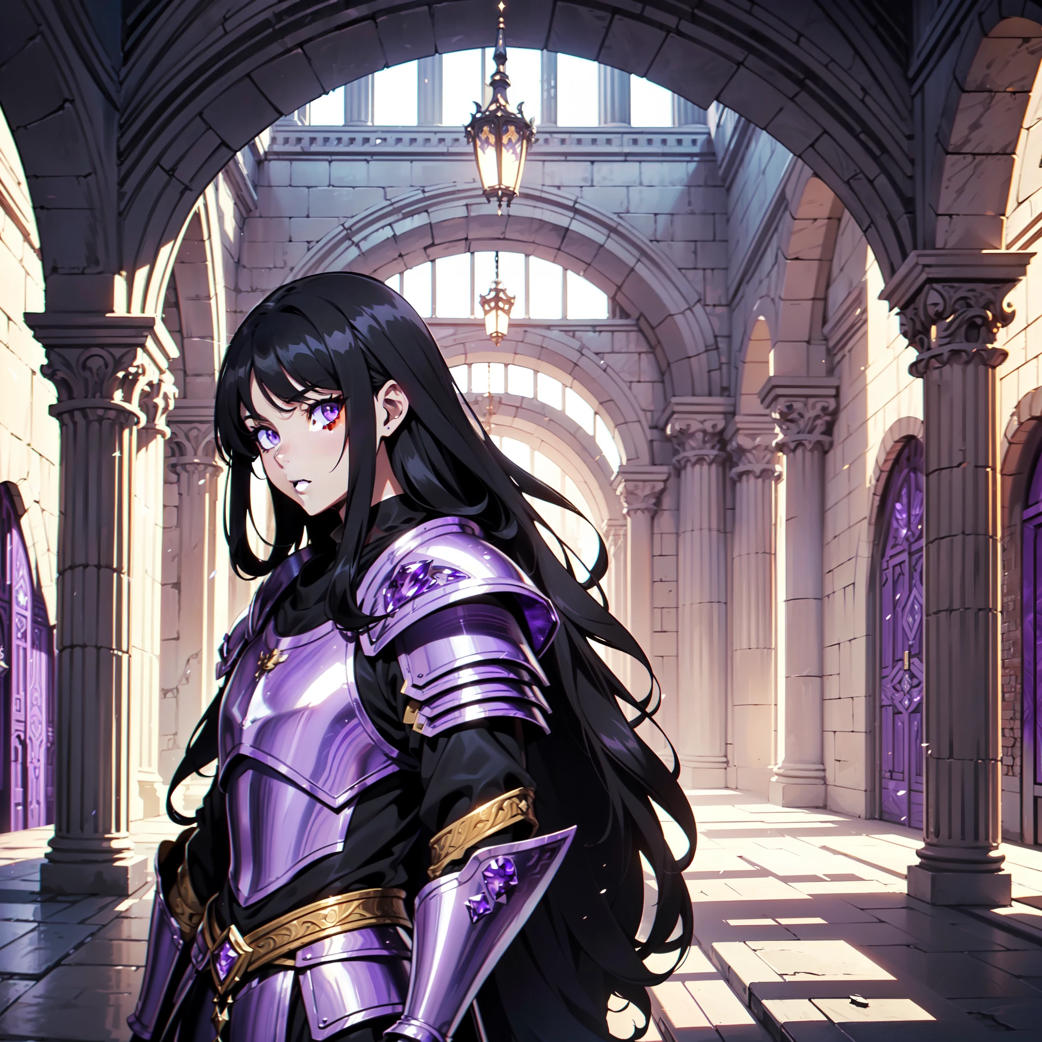 128K Ultra High Definition,
128K Ultra High Quality,
128K Ultra High Resolution,
Best Definition,
Best Quality,
Best Resolution,
Perfectly Detailed,
Perfectly Designed,
Extremely Detailed,
Extremely Designed,
Hyper Detailed,
Hyper Definition,
Hyper Quality,
Hyper Resolution,
Masterpiece,
(((Anime))),
Body Shot,
(((Boy))),
Handsome,
Muscular Body,
(((Black Long Hair))),
(((Purple Eyes))),
(((Hyper Detailed & Perfectly Designed With Ultra High Quality Purple Amethyst Warlord Armor))),
(((Inside Of Medieval Royal Palace Background Scenery))),