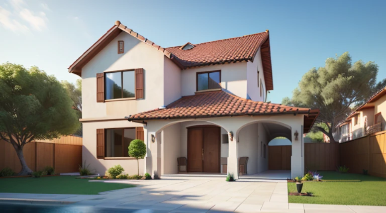 casa moderna arafada com garagem e garagem, renderizar no vray, architectural 3 d render, lumion rendering, professional render, casa contemporanea, architectural render, precise architectural rendering, 3 d vray render, Villa Interdimensional, architectural visualisation, renderizado no lumion pro, renderizado em vray, high-quality render, Casa Conceito, altamente renderizado!!