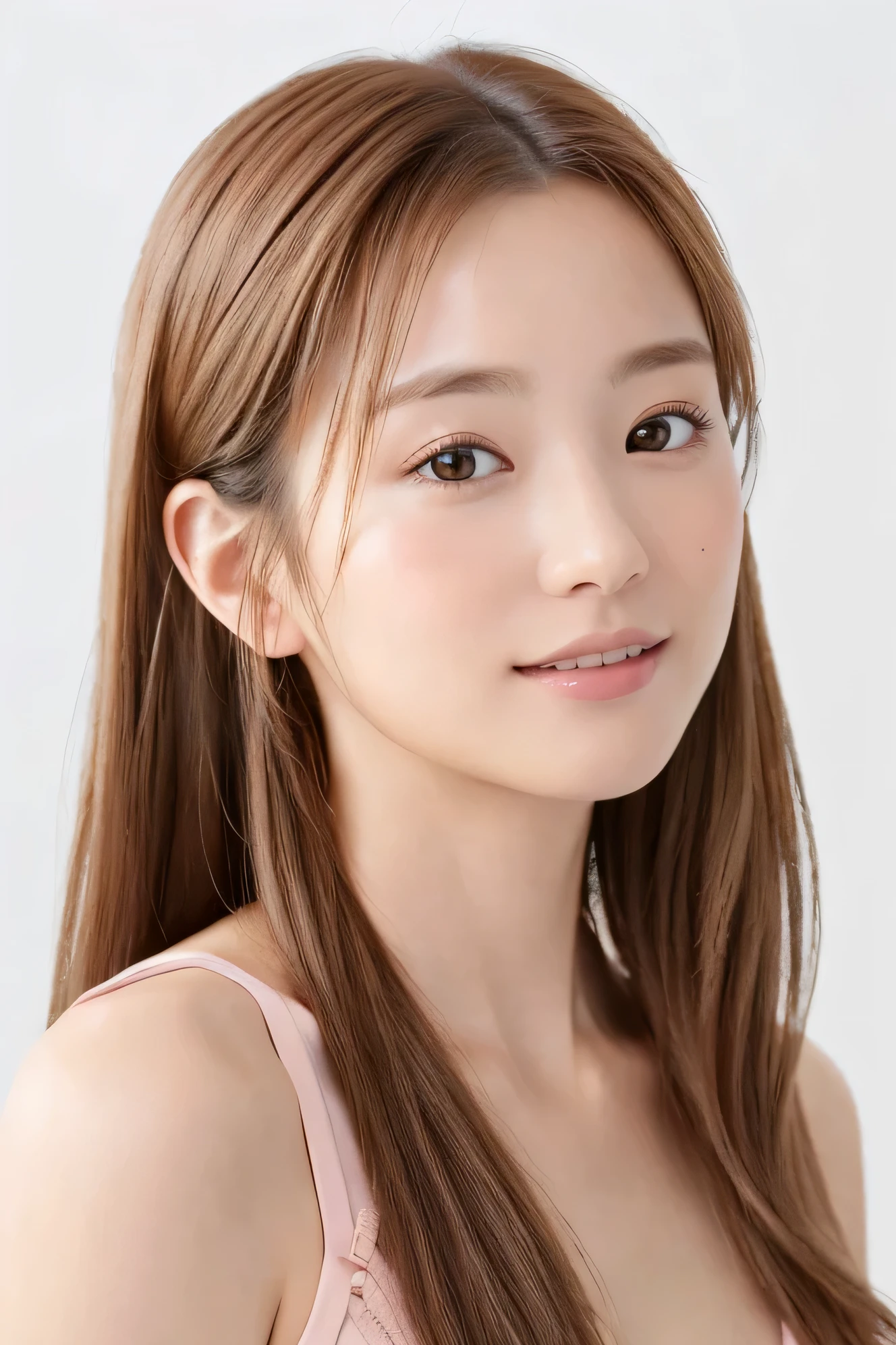(masterpiece:1.3), (8K, Photorealsitic, Raw photography, Top image quality: 1.4),
japanes, (1girl in), beauitful face, (Lifelike face),
(Pink-brown hair, long:1.3), Beautiful hairstyle,
Realistic eyes, Beautiful eyes,
(real looking skin), Beautiful skin, enticing, 超A high resolution, A hyper-realistic, high-detail, the golden ratio, Detal Face,see the beholder,Beautuful Women、Sauce order、with round face、arched eyebrows and beautiful hair、longい髪、japanes女性、Hair UP、show off your hair、bangss、beautiful hair model、Hair Model、Lustrous hair、a gorgeous、a beauty、sano、A slight smil、Bright background