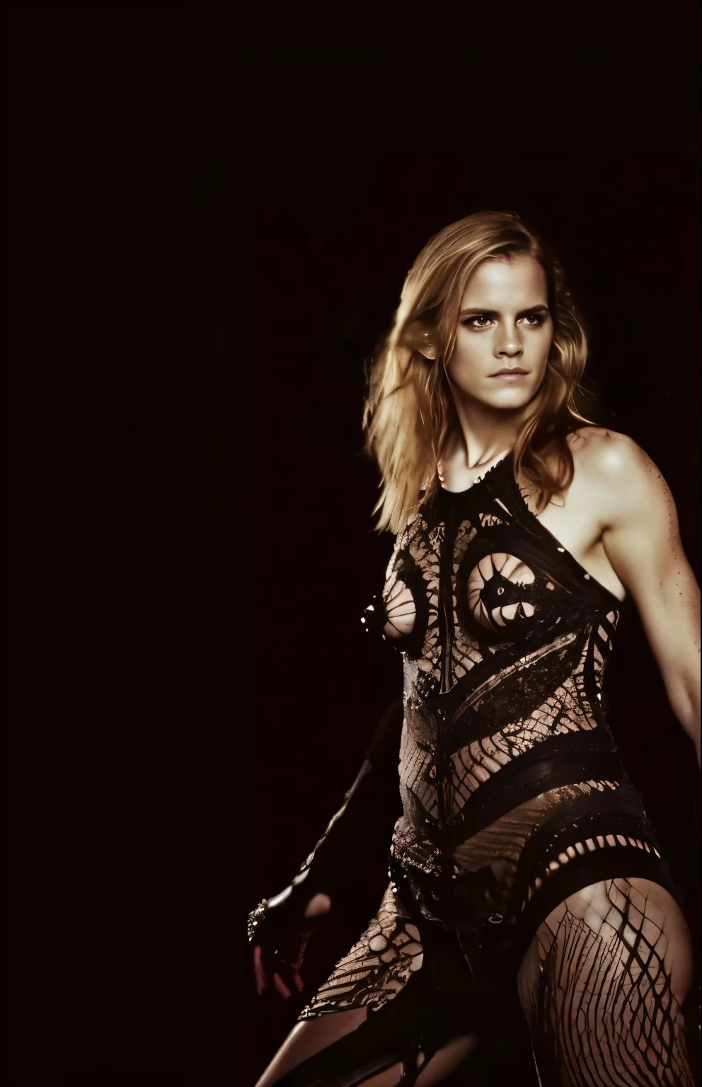 photo of Emma Watson , (tall woman, sexy woman ) (insanely detailed skin texture, attractive texture, sexy skin )( perfect body parts ,Clear facial features, 85mm, 100mm lens )