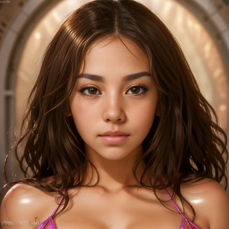 Portrait photo of a ((unbelievably stunning)) sks woman with (shiny brown hair),epic (photo, studio lighting, hard light, sony a7, 50 mm, matte skin,pores, colors, hyperdetailed, hyperrealistthereal, perfect face,( symmetrical:0.4),(highly detailed lips), young, 19 years old