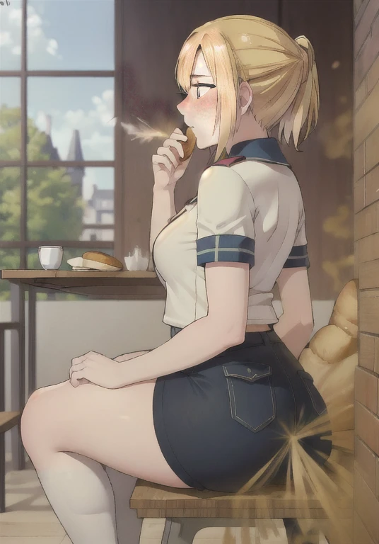 ((annie)),((velocity)),Attacked by farts, (((Women sit on dining bench)),velocity,detailed eyes,),i'i'i'i'i'i' dining room)),((One Woman)),((girl wear a scout regiment outfit)),((A girl smells a fart and frowned embarrassedly),((fart while eat bread and potatoes)),((blushing)),(masterpiece:1.2、top-quality)、(the Extremely Detailed CG Unity 8K Wallpapers、ultra-detailliert、Best Shadows)、(细致背景)、(The best lighting、extremely delicate and beautiful)、depth of fields、1girl in、独奏 ,Women,((((Girl is embarassed when she farting)))),(profile facing diagonally)))),((i'I closed my mouth with hand feel embarassed...)),(()),((embarassing look)),((massive fart))