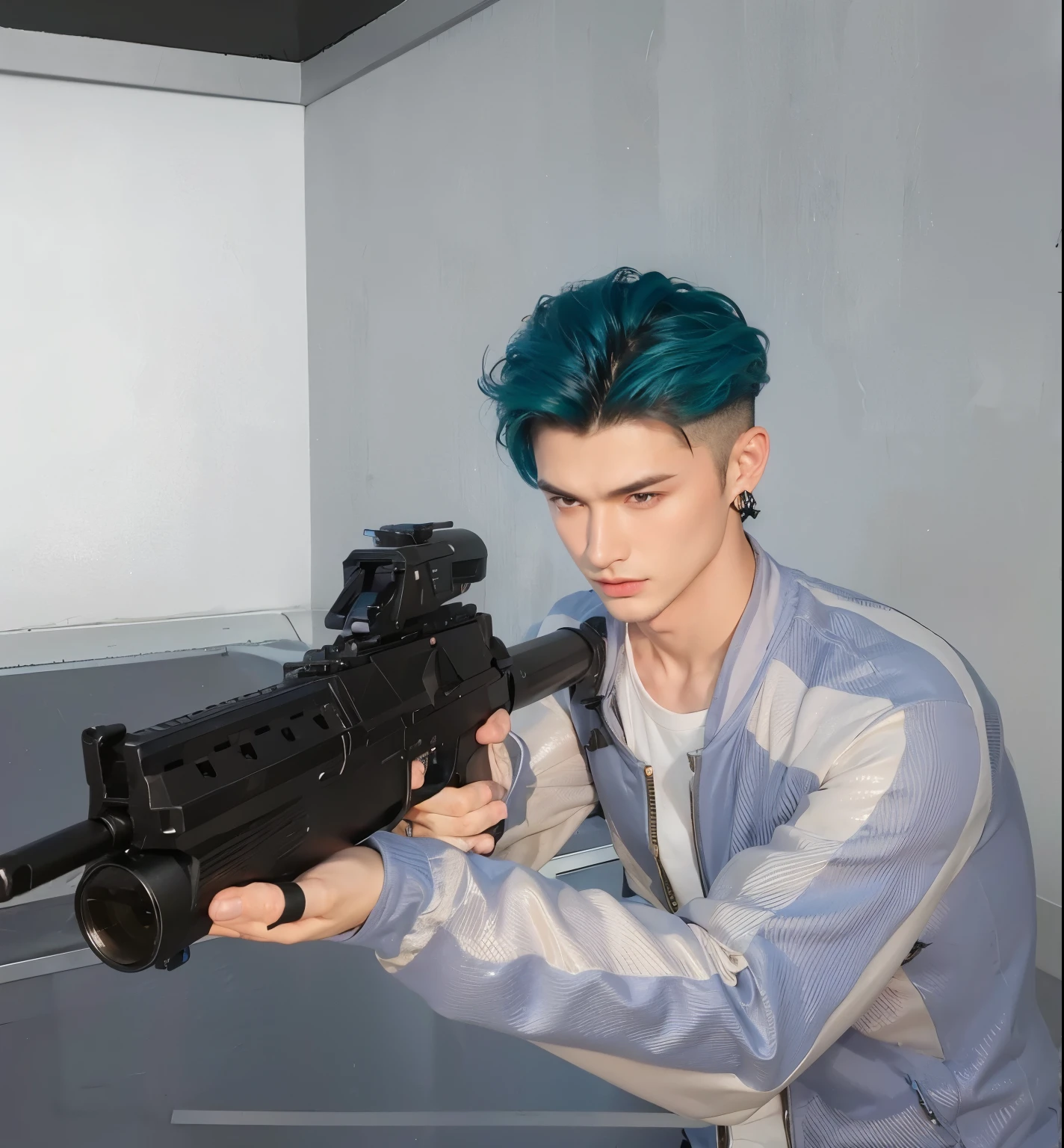 3d, ultra hd quality, man face same as remain, same as original picture, super high resolution, handsome, top-quality, high resolution, realisitic, masterpiece, handsome face, 4K, with a well-proportioned body, cloth texture, intricate details, handsome detailed face, background, well-proportioned face