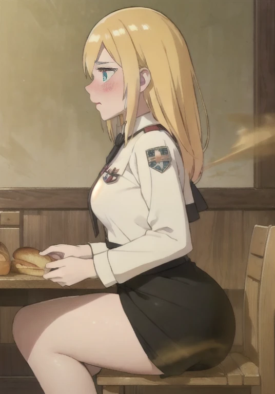 ((historia)),((velocity)),Attacked by farts, (((Women sit on dining bench)),velocity,detailed eyes,),i'i'i'i'i'i' dining room)),((One Woman)),((girl wear a scout regiment outfit)),((A girl smells a fart and crying because of shame),((fart while eat bread and potatoes)),((blushing)),(masterpiece:1.2、top-quality)、(the Extremely Detailed CG Unity 8K Wallpapers、ultra-detailliert、Best Shadows)、(细致背景)、(The best lighting、extremely delicate and beautiful)、depth of fields、1girl in、独奏 ,Women,((((Girl is embarassed when she farting)))),(profile facing diagonally)))),((i'I closed my mouth with hand feel embarassed...)),(()),((embarassing look)),((massive fart))