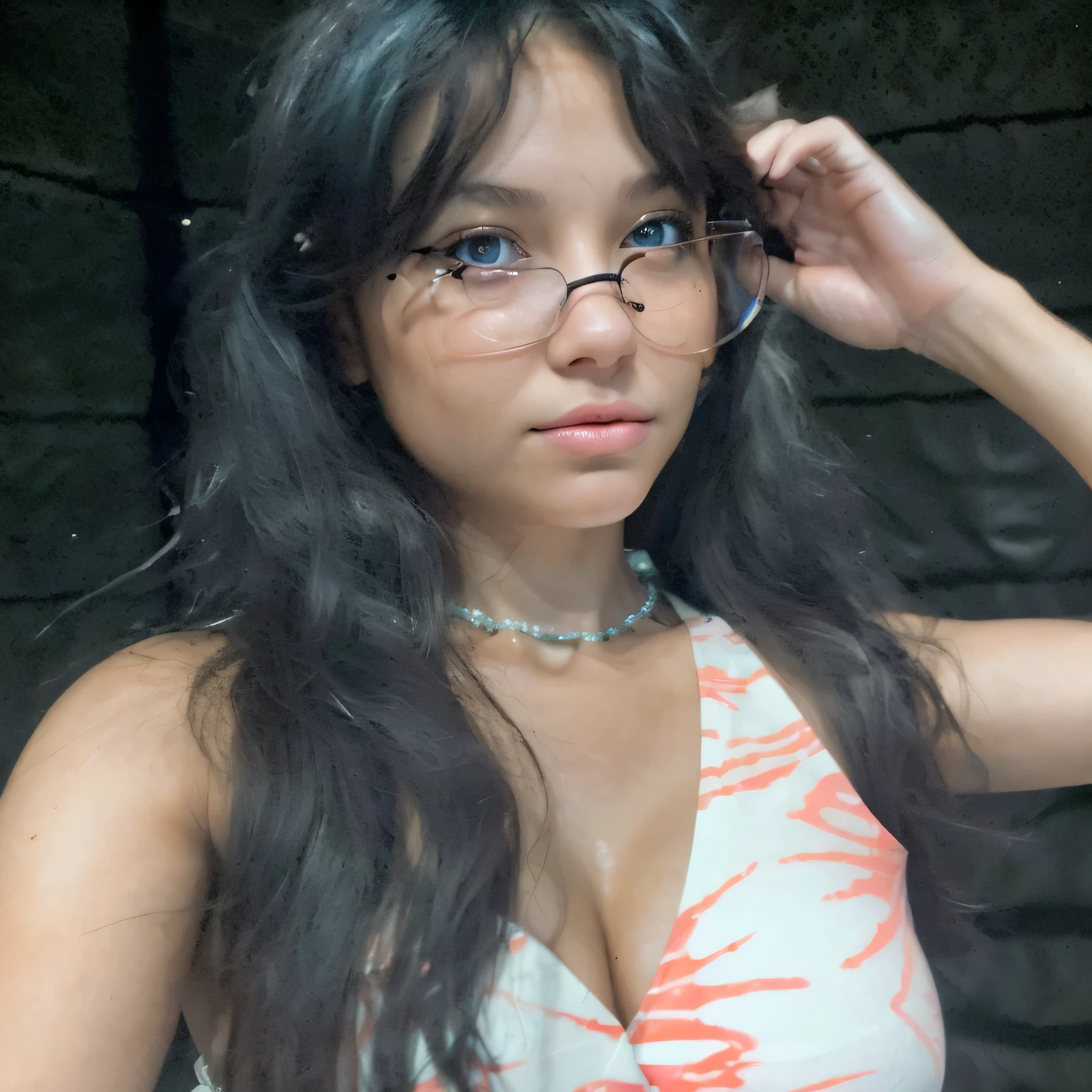 model:majicMIX realistic prompt:ultra-wide-angle, perfecteyes, Perfect breasts, Natural skin, Textured skin, Perfect face, (Glowing eyes:1.1), Glowing skin, (Perfect hands, Perfect anatomy), A girl walking on the beach, With the ocean as a backdrop.